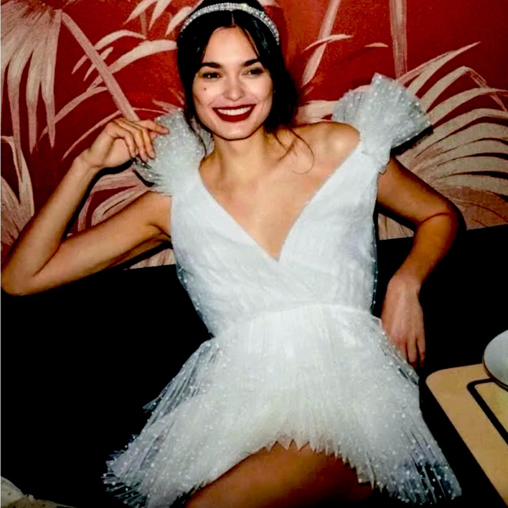 Gorgeous Monique Le lehour designer avant guard dress